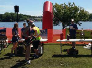 Chatting with Jerry during Awards
