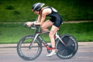 Out on the bike course! Photo courtesy of Kerry Yndestad.