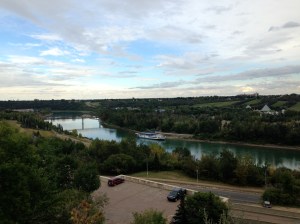 Beautiful shot from downtown Edmonton.