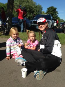 Me and "the favorites" as I call them, Hadley (left) and Adeline (right).