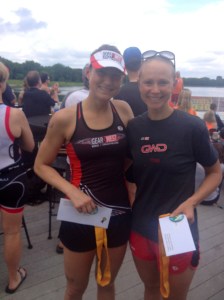 Post race with Suzie :-)